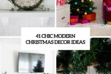41 chic modern christmas decor ideas cover