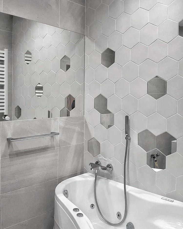 60 Stylish Hexagon Tiles Ideas For Bathrooms DigsDigs 60 Stylish Hexagon Tiles Ideas For Bathrooms DigsDigs