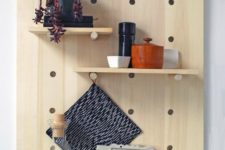 10 modern pegboard shelving system for storing spices