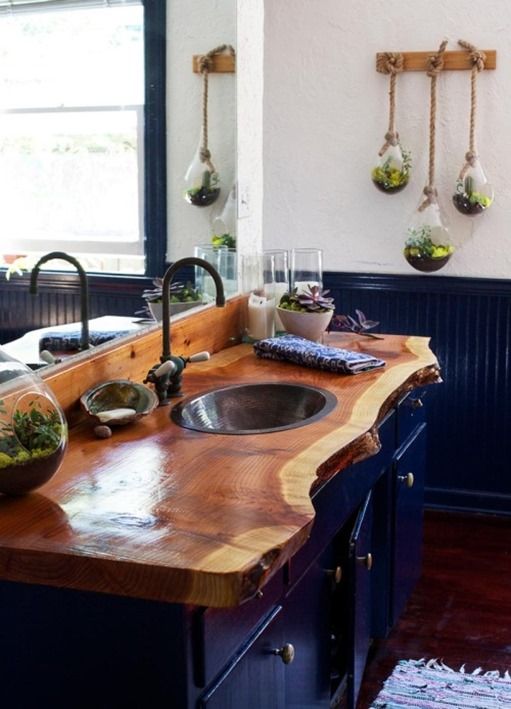 30 Rustic Countertops That Add Coziness To Your Home