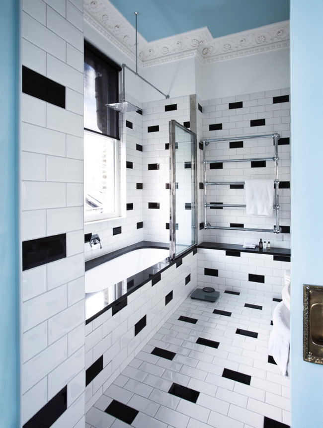 Eclectic Apartment Done In Light Blue Shades - DigsDigs
