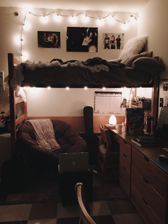 sleeping dorm zone cool studying optimizing above below space area rooms decor digsdigs modern