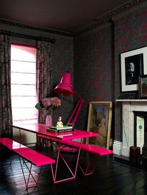 Fuchsia dining outlet room chairs