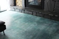 29 acid stained concrete floors for a chic colorful look