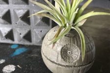 29 concrete Star Wars planter is a cool geek idea