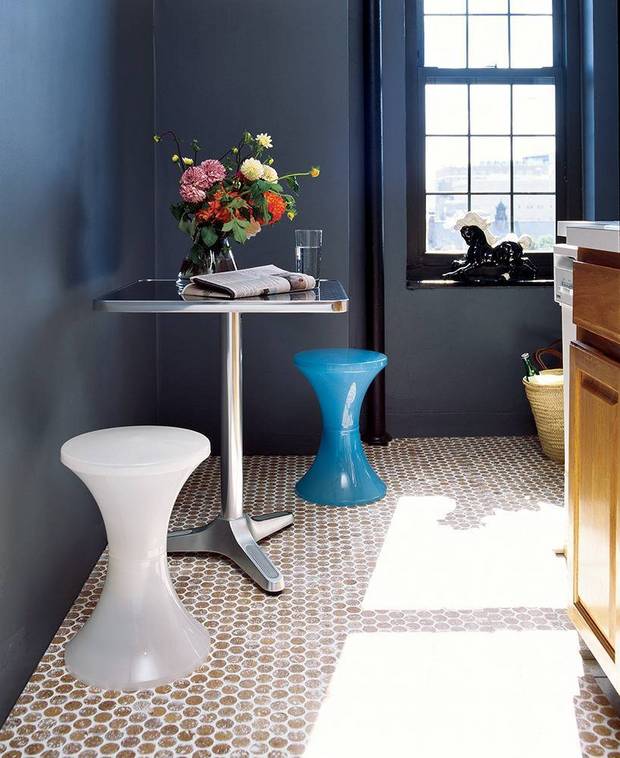 sealed cork is both durable and waterproof, and makes a great base for a kitchen