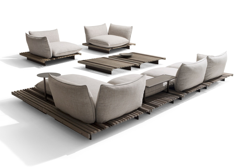 Aspara is a modular seating system that can adapt to various needs and requirements changing according to your wish