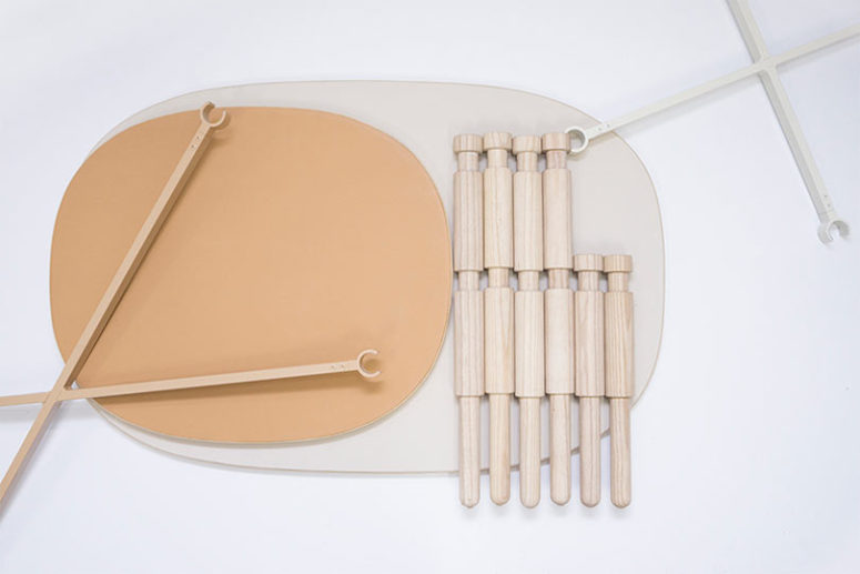 The table can be easily assembled and disassembled, its has several configurations to satisfy all your needs The table can be easily assembled and disassembled, its has several configurations to satisfy all your needs