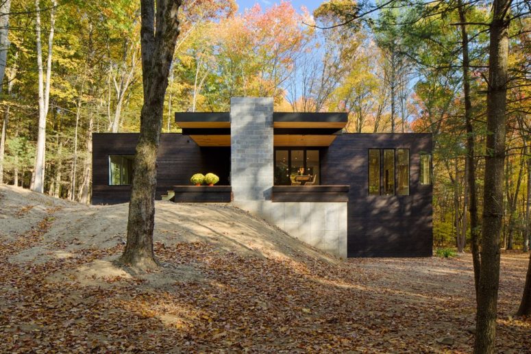 The home is also a hillside one, and the architects had to take this into consideration while building The home is also a hillside one, and the architects had to take this into consideration while building