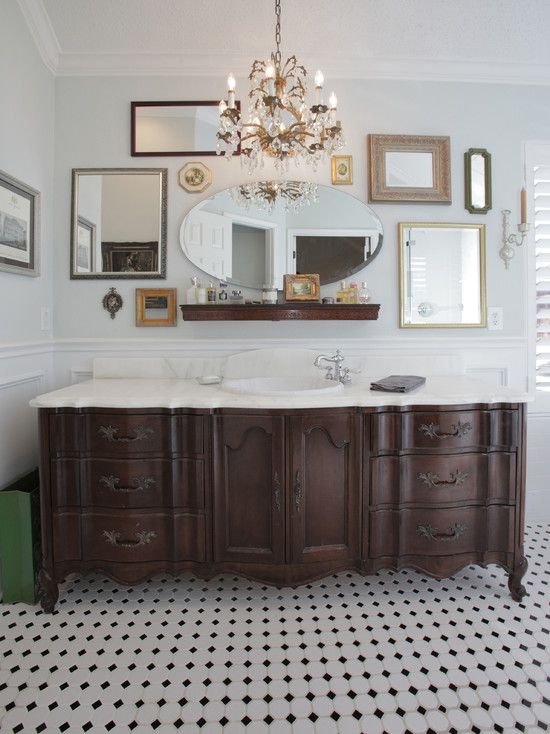 29 Vintage And Shabby Chic Vanities For Your Bathroom