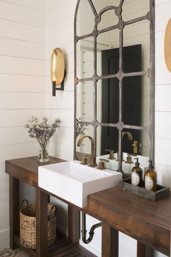 45 Trendy And Chic Industrial Bathroom Vanity Ideas DigsDigs