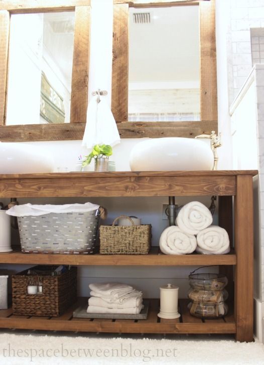 34 Rustic Bathroom Vanities And Cabinets For A Cozy Touch  DigsDigs