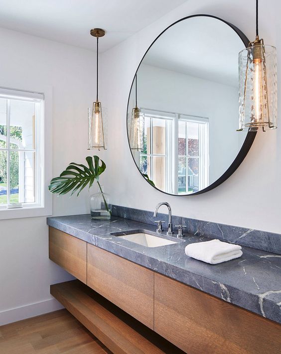 43 Floating Vanities For Stylish Modern, Bathroom Vanity With Shelf Underneath