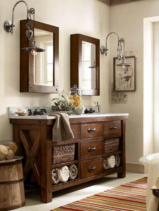 32 Trendy And Chic Industrial Bathroom Vanity Ideas DigsDigs