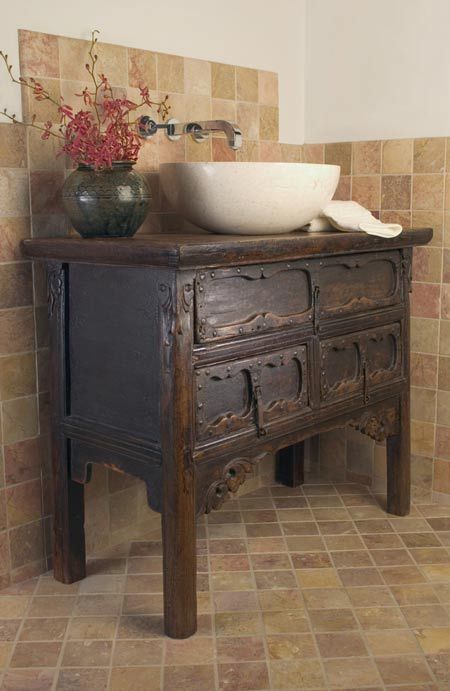 29 Vintage And Shabby Chic Vanities For Your Bathroom Digsdigs