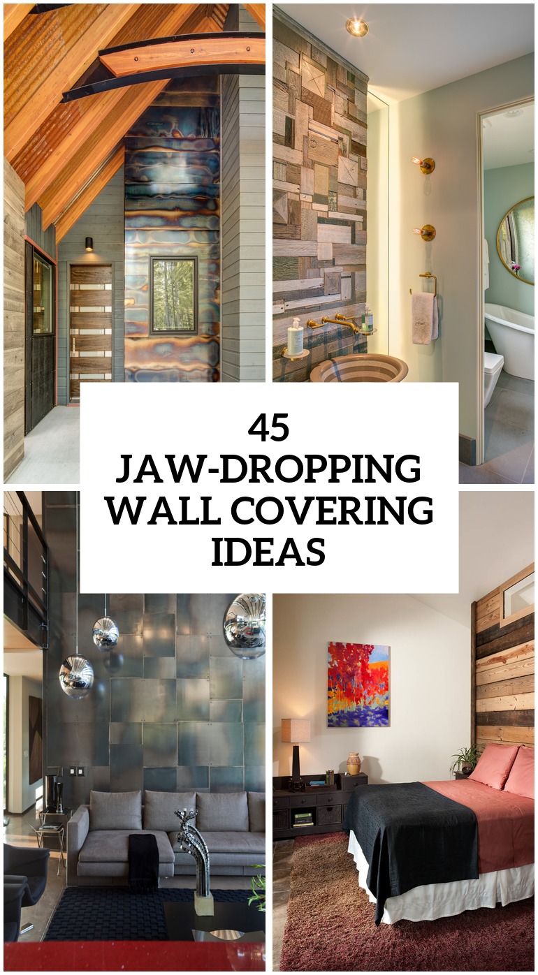 45 JawDropping Wall Covering Ideas For Your Home DigsDigs