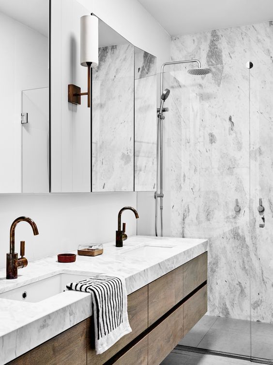 43 Floating Vanities For Stylish Modern, Floating Bathroom Vanity With Marble Top
