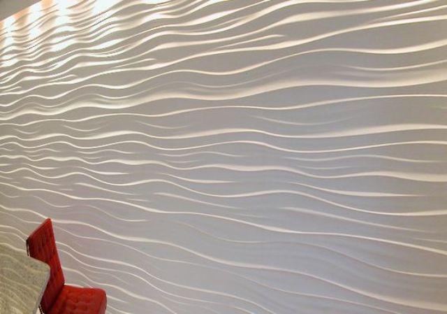 such contemporary wall panels with a 3D look can turn any room into a unique one