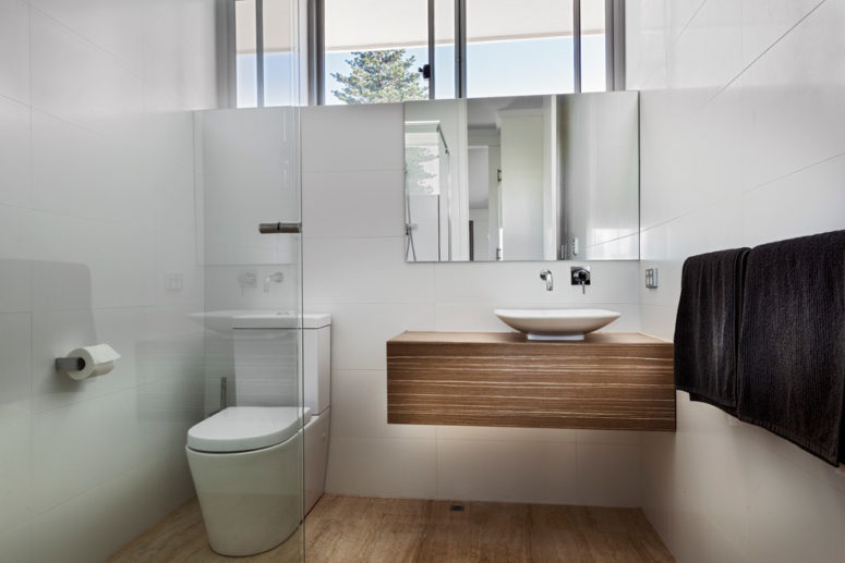Built-in lights might be a great hidden lighting idea to add some interest to the space.