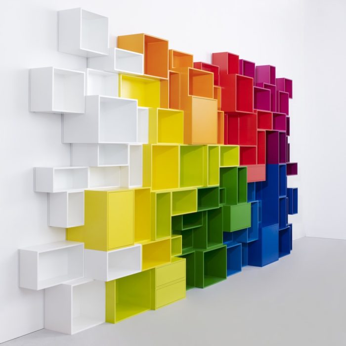 Functional Cubit Modular Shelving System
