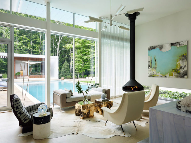 This Old Orchard residence is a stunning dwelling with a gorgeous choice of furniture