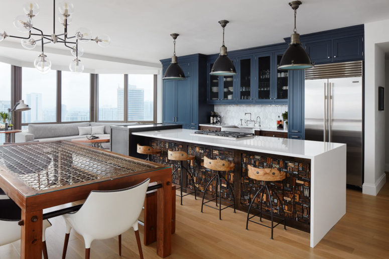 Stylish Bachelor’s Pad With Industrial Touches