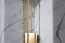 brass decor details