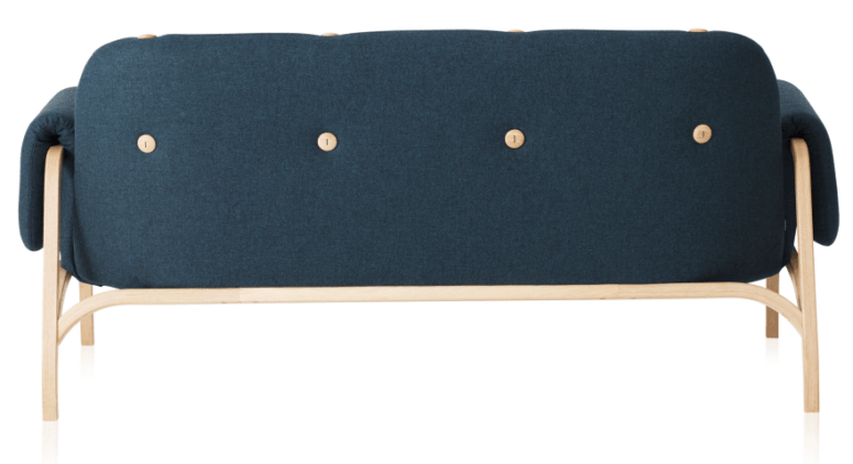 sofa comfortable for elderly people A narrow seat and armrests make the sofa comfortable for elderly users, which was one of the goals