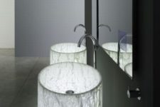 04 Alicrite free-standing sinks with internal light look wow