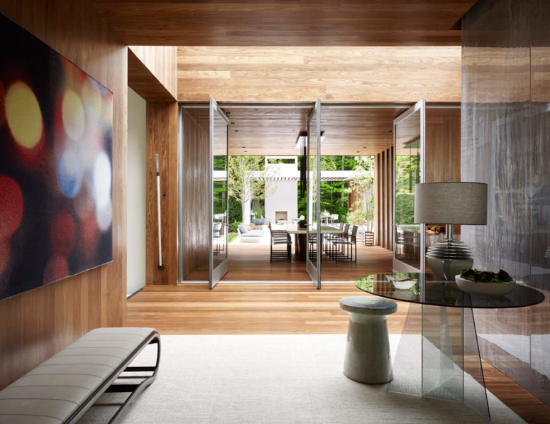 The glazed panels are great for connecting the home with stunning outdoors spaces