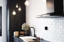07 modern black and white kitchen design with a Scandinavian feel