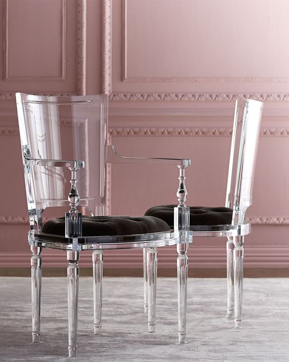 33 Lucite And Acrylic Furniture Ideas For Modern Spaces - DigsDigs