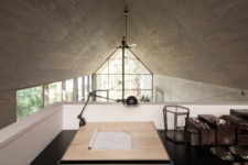 attic home office design