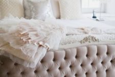 13 tufted blush bed is a refined perfection for a girlish bedroom