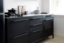 14 stylish black metal furniture is ideal for a modern manly kitchen