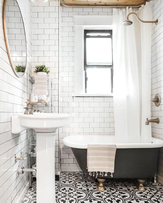 40 Refined Clawfoot Bathtubs For, Clawfoot Tub Bathroom Ideas