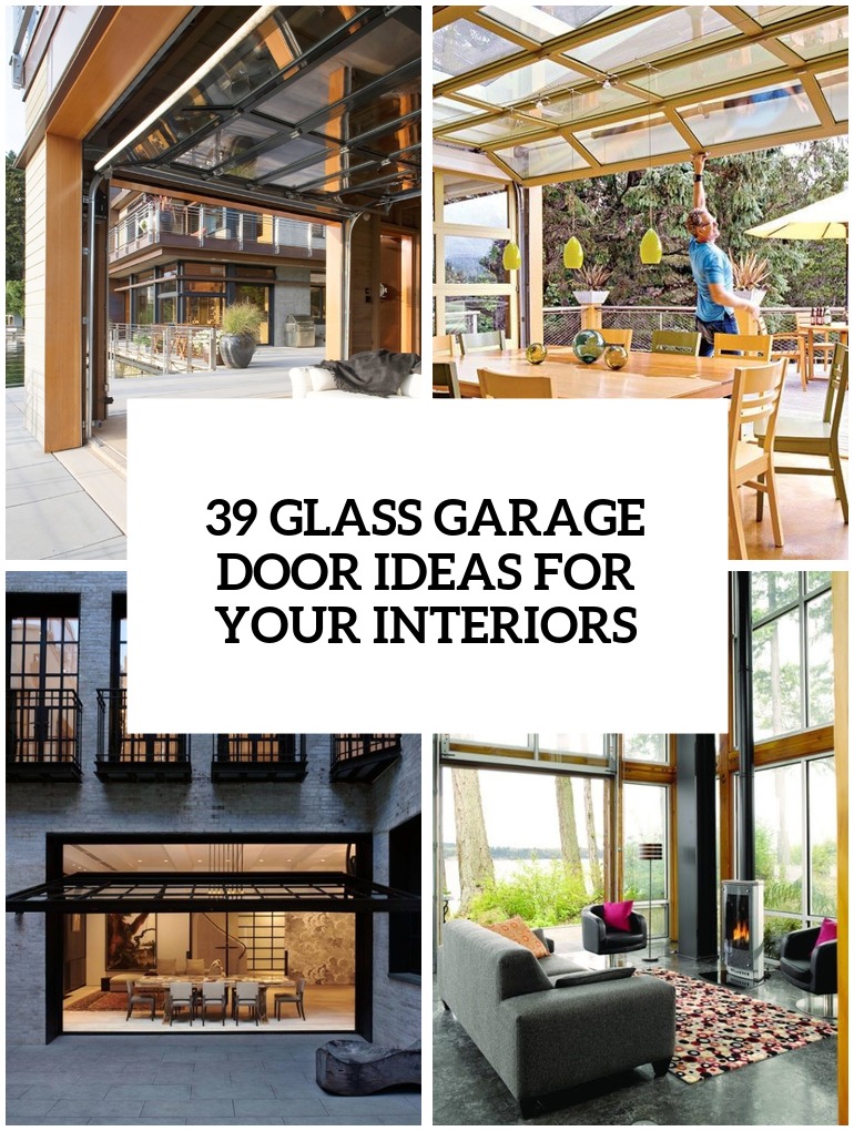 glass garage door ideas to rock in your interiors cover