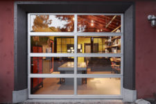 interiors with glass garage doors