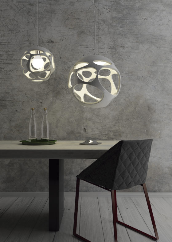 Modern And Fluid Organica Lighting Collection - DigsDigs