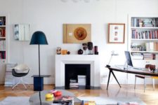 cozy faux fireplace design