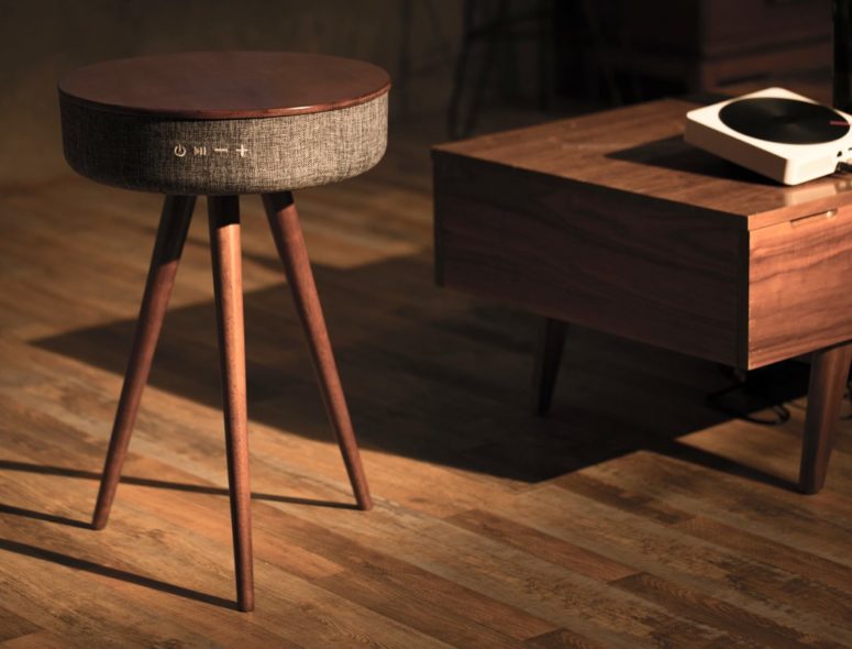 modern side table Such a piece will be organic in a modern home and is ideal for watching films or having parties
