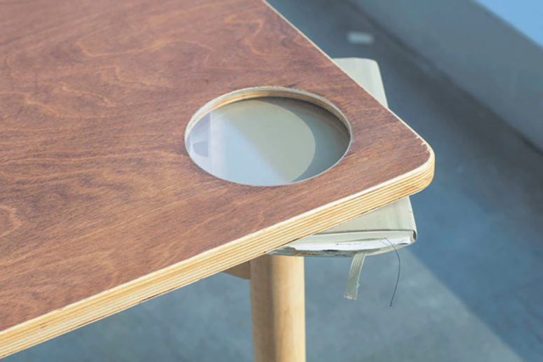 Your table will be perfectly stable with some piece you add, personalize it