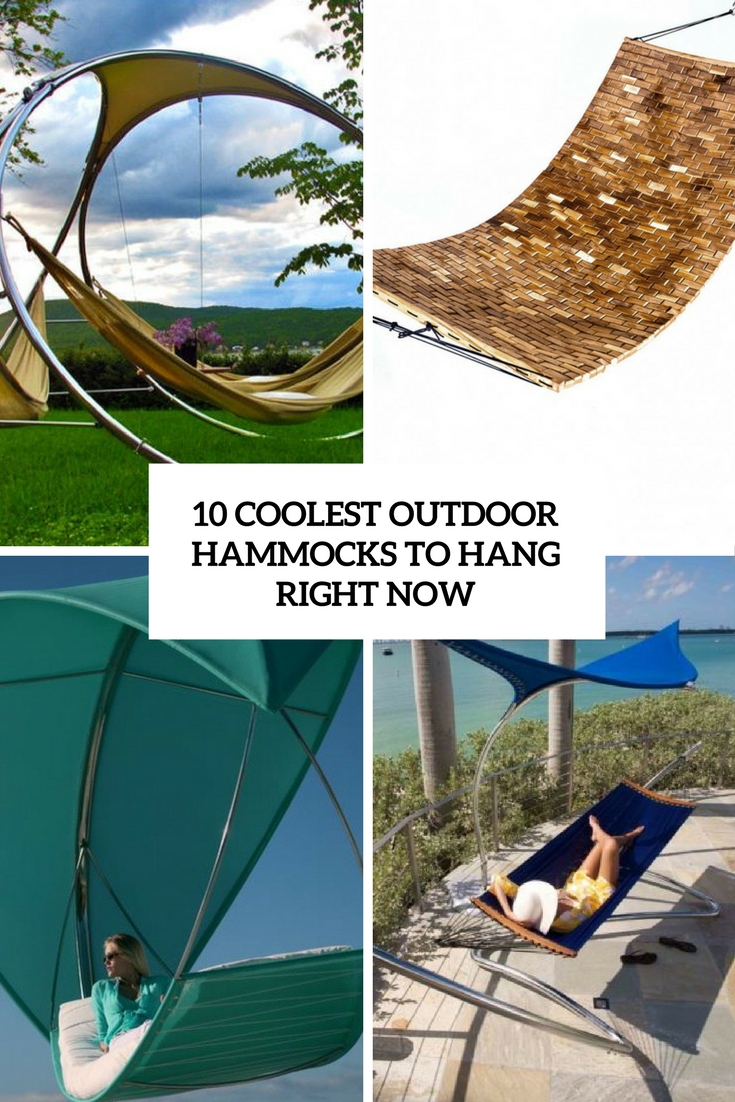 coolest outdoor hammocks to hang right now cover