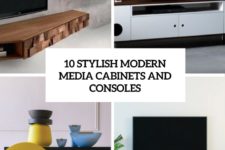 10 stylish modern media cabients and consoles cover