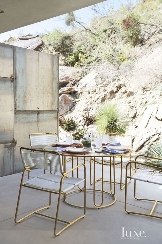 brass leg furniture with lucite looks modenr and edgy