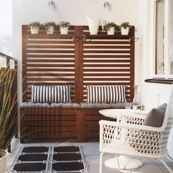 these space saving storage solutions from IKEA can help create a garden even in the smallest outdoor spaces
