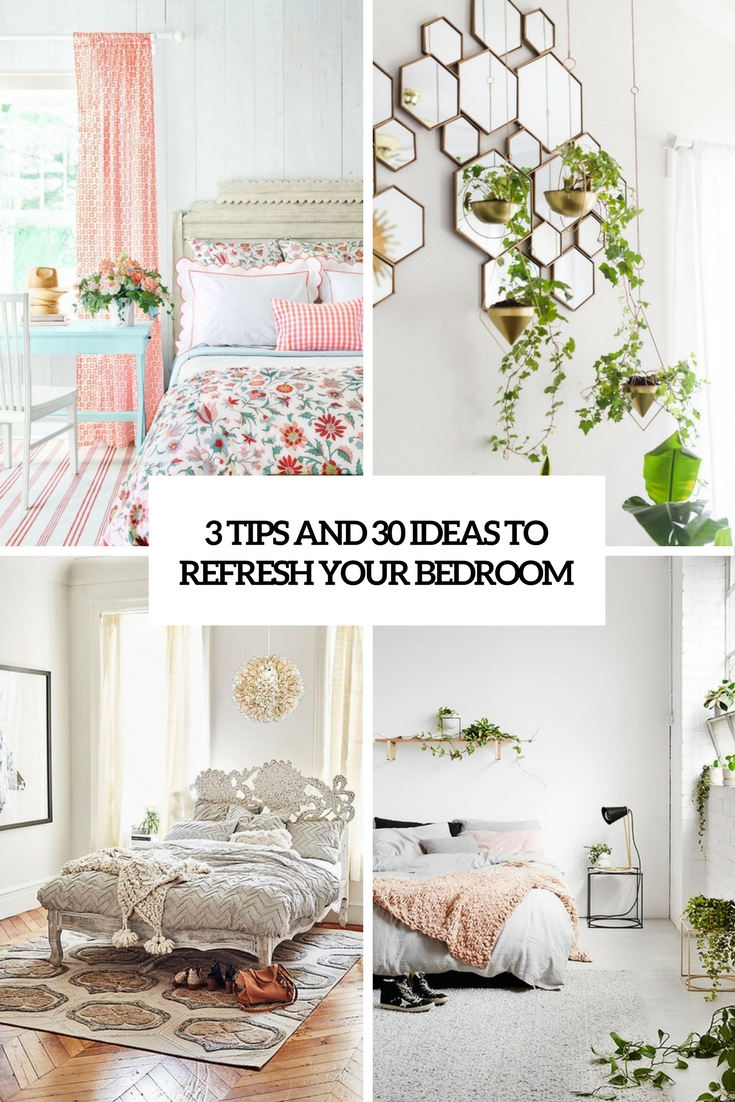 tips and 30 ideas to refresh your bedroom cover