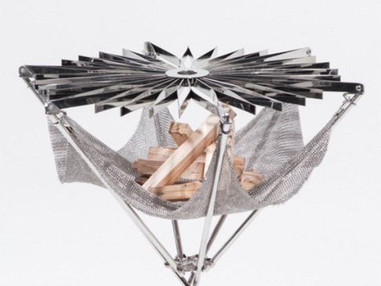 stainless steel Grillo Portable BBQ by formAxiom (via www.digsdigs.com)