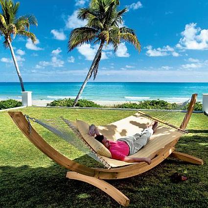 Garden Hammock by Frontgate (via www.furniturefashion.com)