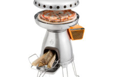 BaseCamp stove and PizzaDome addition by BioLite